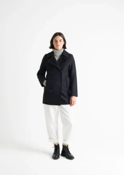 Peacoats*Gloverall Ellen Peacoat Navy