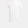 Knitwear & Tops*Gloverall Embroidered Organic Cotton T-Shirt White