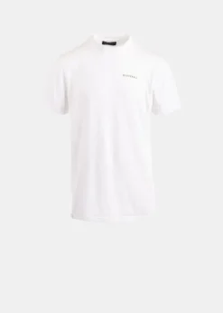 Knitwear & Tops*Gloverall Embroidered Organic Cotton T-Shirt White