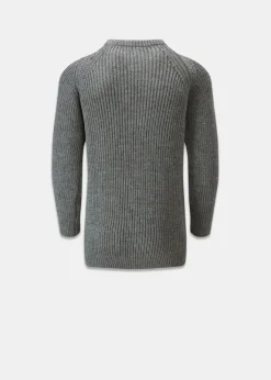 Knitwear & Tops*Gloverall Fisherman Jumper Grey