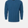 Knitwear & Tops*Gloverall Fisherman Jumper Petrol