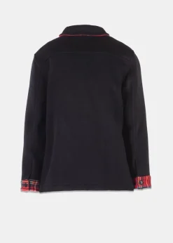 Jackets*Gloverall George Jacket Black Royal Stewart