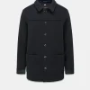 Jackets*Gloverall George Jacket Navy Black Watch