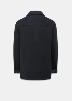 Jackets*Gloverall George Jacket Navy Black Watch