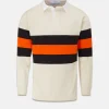 Knitwear & Tops*Gloverall X AWMS Rugby Shirt Stone