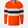 Knitwear & Tops*Gloverall X AWMS Rugby Shirt Orange