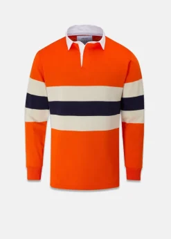 Knitwear & Tops*Gloverall X AWMS Rugby Shirt Orange