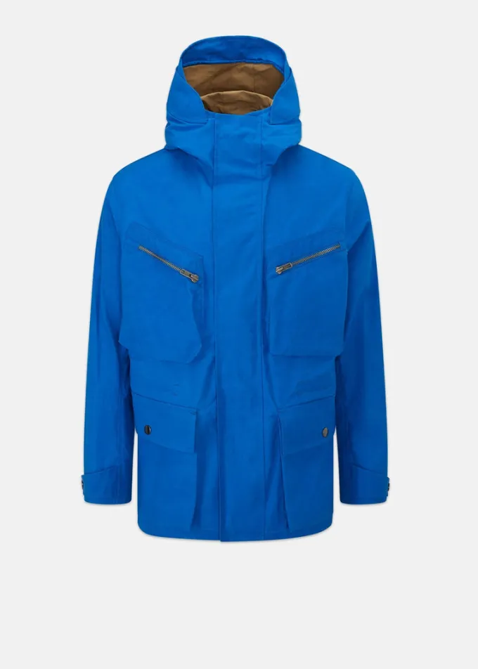 Jackets*Gloverall Greenwell Anorak Jacket Royal Blue