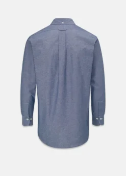 Knitwear & Tops | Shirts*Gloverall Jakes Shirts Navy Chambray Shirt