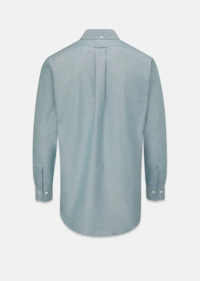 Shirts | Knitwear & Tops*Gloverall Jakes Shirts Pale Green Oxford Shirt