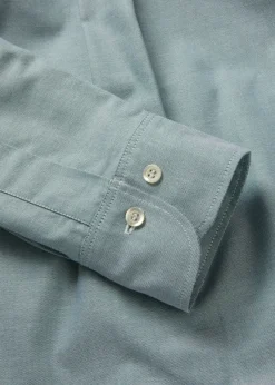 Shirts | Knitwear & Tops*Gloverall Jakes Shirts Pale Green Oxford Shirt