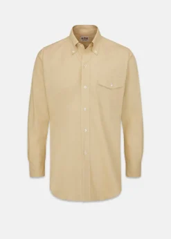 Shirts | Knitwear & Tops*Gloverall Jakes Shirts Yellow Oxford Shirt