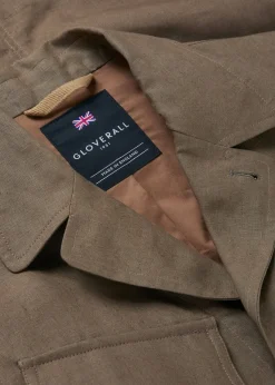 Jackets*Gloverall Keats Safari Jacket Tobacco