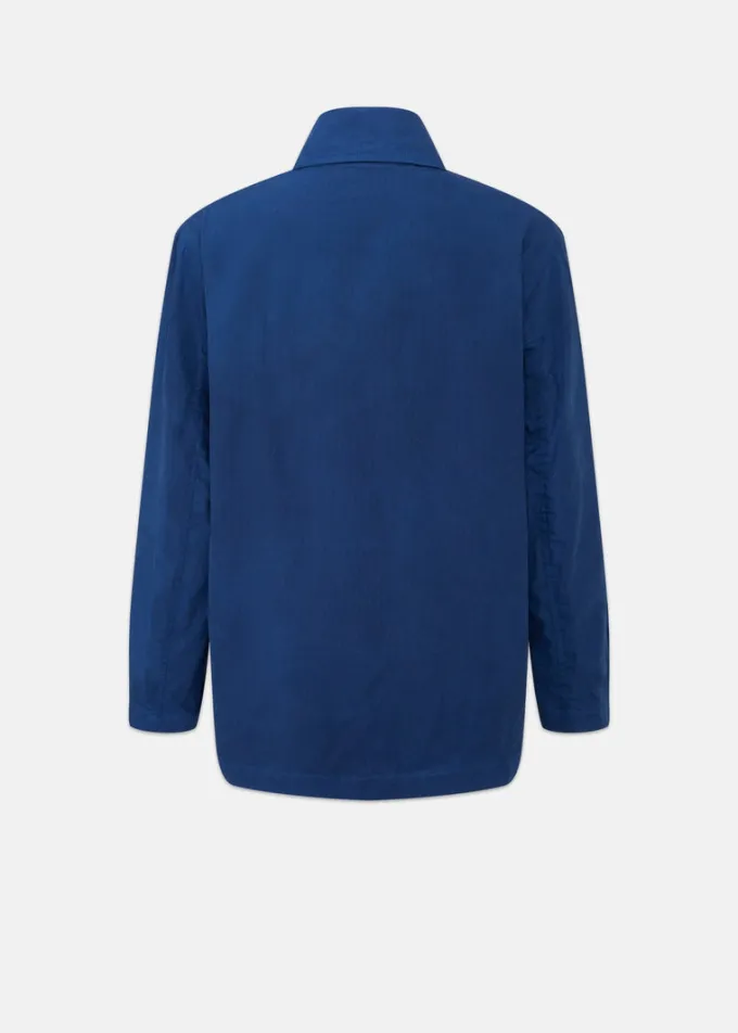 Jackets*Gloverall Kennedy Chore Jacket Royal Blue