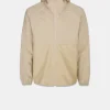 Jackets*Gloverall Les Basics X Le Short Hooded Jacket Stone