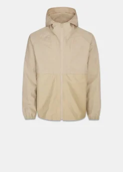 Jackets*Gloverall Les Basics X Le Short Hooded Jacket Stone