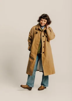 Overcoats*Gloverall Lindley Rain Mac Caramel