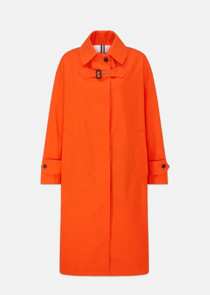 Overcoats*Gloverall Lindley Rain Mac Orange