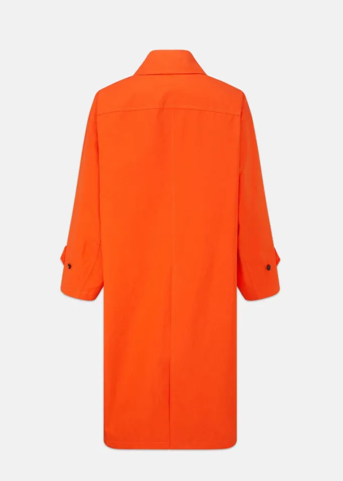 Overcoats*Gloverall Lindley Rain Mac Orange