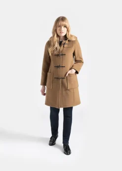 Duffle Coats*Gloverall Long Slim Fit Duffle Coat Camel Buchanan