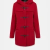 Duffle Coats*Gloverall Melissa Mid Duffle Coat Cranberry
