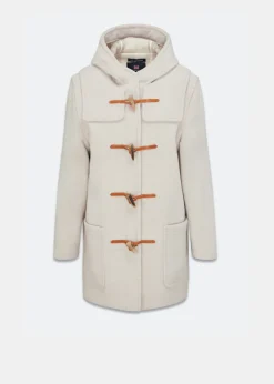 Duffle Coats*Gloverall Melissa Mid Duffle Coat Oyster