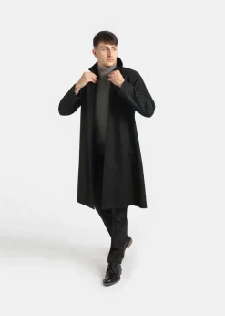Overcoats*Gloverall Men's Chesterfield Refined Black