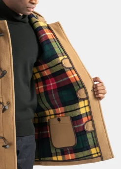 Duffle Coats*Gloverall Mid Length Duffle Coat Camel Buchanan