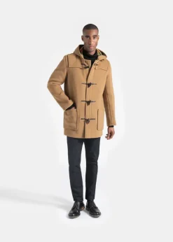 Duffle Coats*Gloverall Mid Length Duffle Coat Camel Buchanan