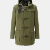 Duffle Coats*Gloverall Mid Length Duffle Coat Loden Check