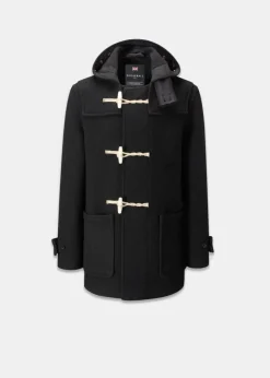 Duffle Coats*Gloverall Mid Monty Duffle Coat Black