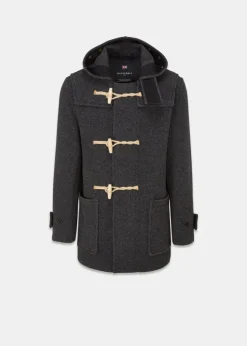 Duffle Coats*Gloverall Mid Monty Duffle Coat Charcoal