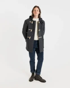 Duffle Coats*Gloverall Mid Monty Duffle Coat Charcoal