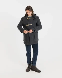 Duffle Coats*Gloverall Mid Monty Duffle Coat Charcoal