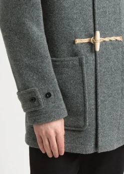 Duffle Coats*Gloverall Mid Monty Duffle Coat Grey