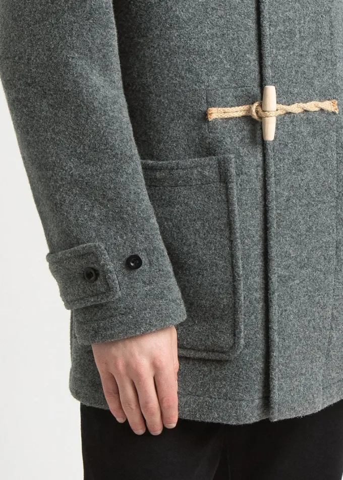 Duffle Coats*Gloverall Mid Monty Duffle Coat Grey