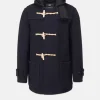 Duffle Coats*Gloverall Mid Monty Duffle Coat Navy Black Webbing
