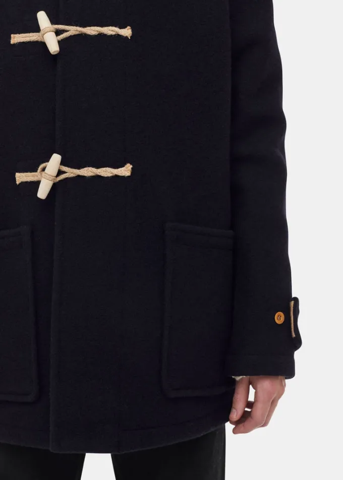 Duffle Coats*Gloverall Mid Monty Duffle Coat Navy