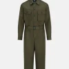 Overcoats*Gloverall Miles Overall Army Green