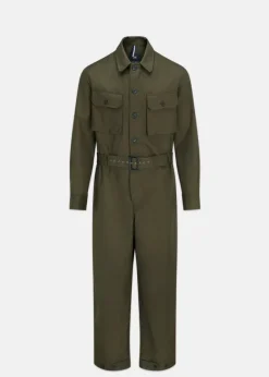 Overcoats*Gloverall Miles Overall Army Green