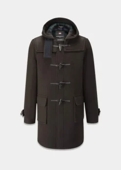 Duffle Coats*Gloverall Morris Duffle Coat Brown Tartan