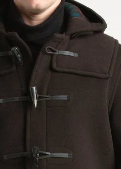 Duffle Coats*Gloverall Morris Duffle Coat Brown Tartan