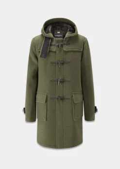 Duffle Coats*Gloverall Morris Duffle Coat Loden Check