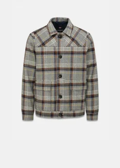 Jackets*Gloverall Oliver Jacket Grey Check