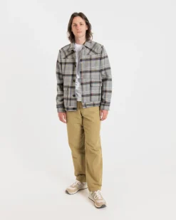Jackets*Gloverall Oliver Jacket Grey Check