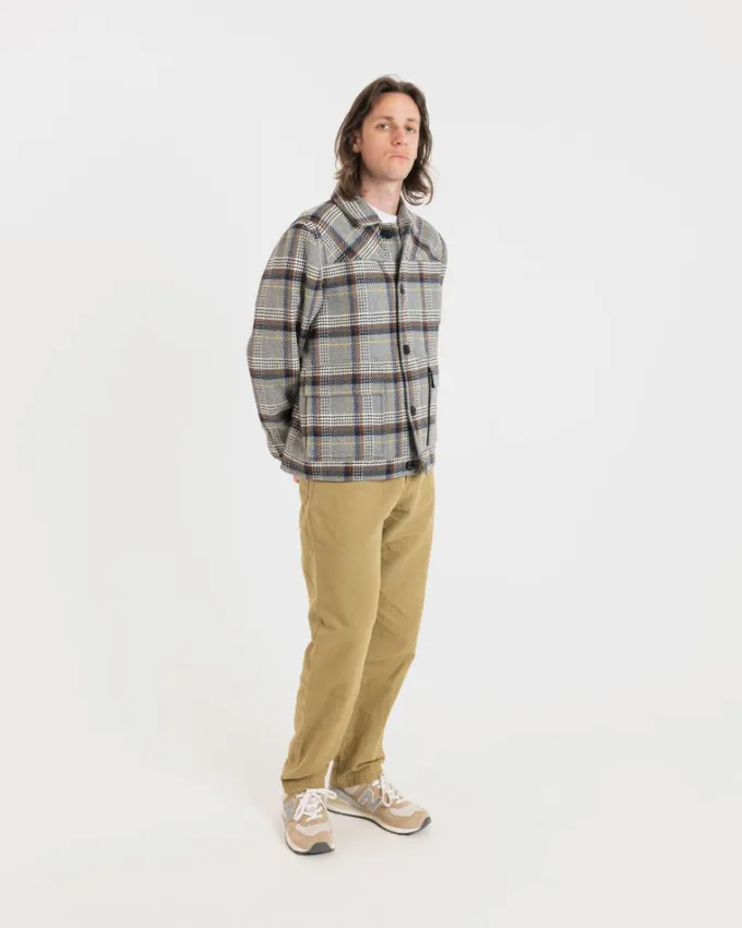 Jackets*Gloverall Oliver Jacket Grey Check