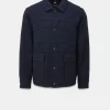Jackets*Gloverall Oliver Jacket Navy Check