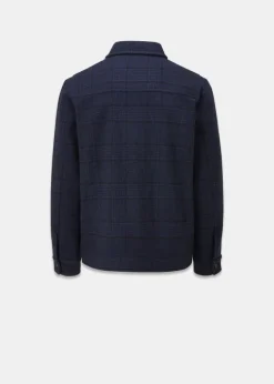Jackets*Gloverall Oliver Jacket Navy Check