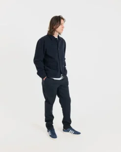 Jackets*Gloverall Oliver Jacket Navy Check