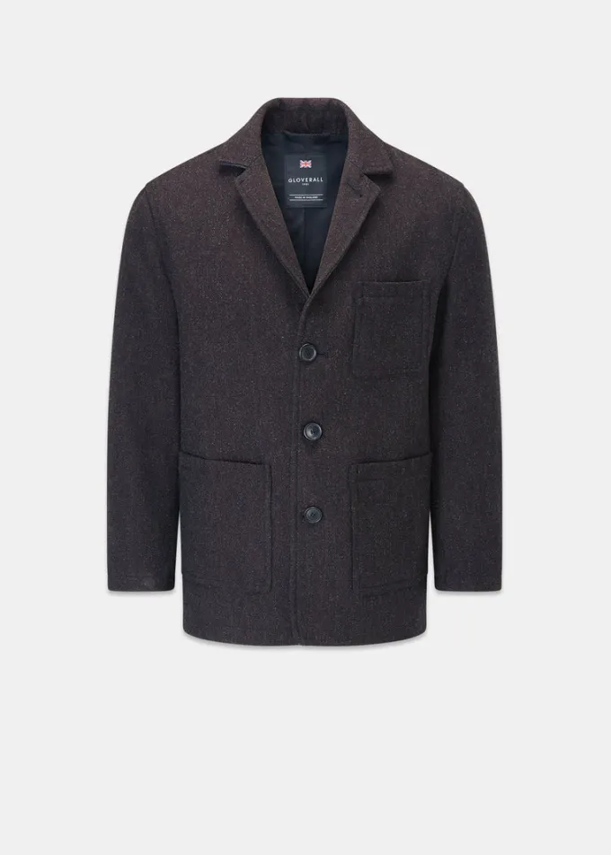 Jackets*Gloverall Oscar Blazer Mulberry